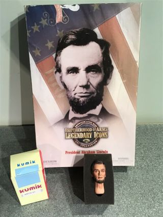 Sideshow Brotherhood Of Arms Abraham Lincoln,  Kumik Hand - Painted Lincoln Head