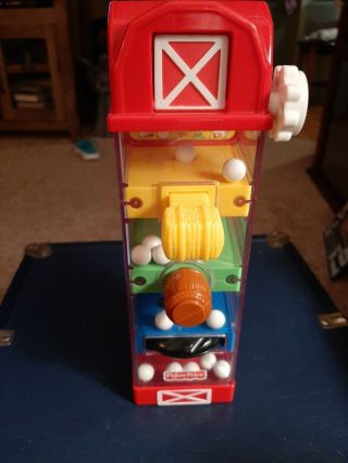 2007 Fisher Price Flip Flop Egg Drop Barn Marbles Tumble Tower.  Fast.