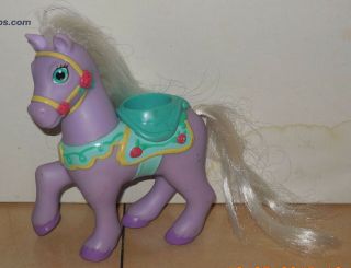 2002 Fisher Price Little People Purple Horse Mattel Fplp
