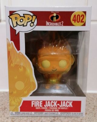Disney Fire Jack - Jack Funko Pop Vinyl Figure 402 The Incredibles 2 Target Excl