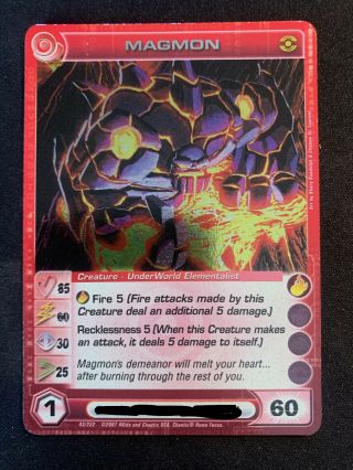 Magmon - Holo Rare - Chaotic Card - Dawn Of Perim 