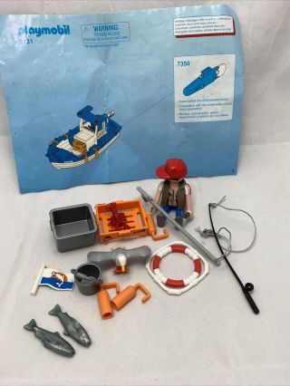 Playmobil Parts To 5131 Ariane Fishing Boat Sea Fisherman Lobster Accessories