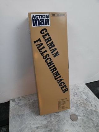 Vintage Action Man 40th Anniversary German Fallschirmjager Box Only
