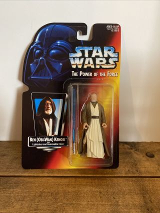 Ben (obi - Wan) Kenobi Star Wars The Power Of The Force Action Figure 1995 E3
