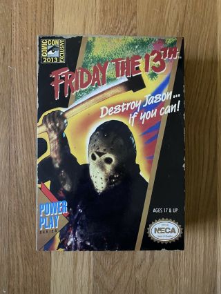 Neca Friday The 13th Nes Jason Figure Nib Rare Oop Nintendo Horror