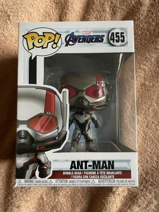 Ant - Man Funko Pop Vinyl Figure 455 Marvel Avengers Team Suit Antman Ant Man