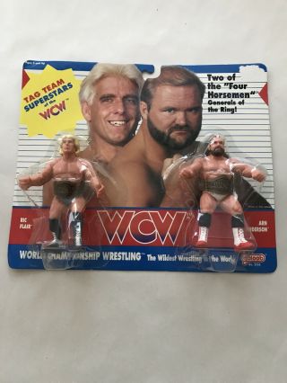 Ric Flair & Arn Anderson Galoob No.  2506 Tag Teams Wcw Wrestling Wwf Figure