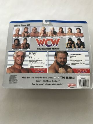 Ric Flair & Arn Anderson galoob No.  2506 Tag Teams WCW Wrestling WWF Figure 2