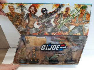 Gi Joe Cobra 25th Anniversary 3.  75 " Figure Set Complete Nrfb Box Set 5 - Pack Duke