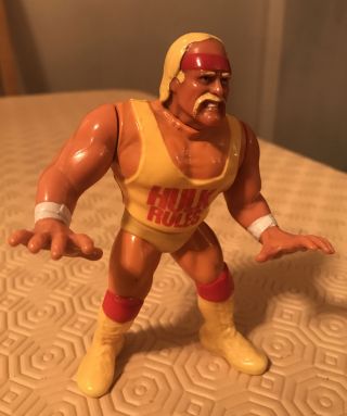Vintage 1991 Wwf Wwe Hulk Hogan Hulkster Rules Action Wrestling Figure Titan