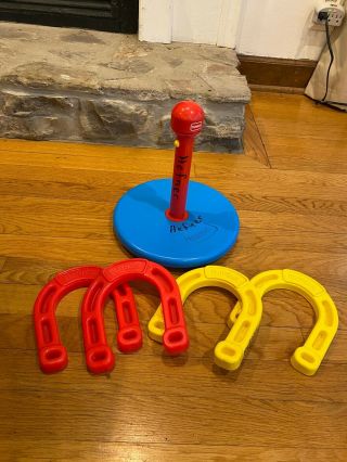 Vintage Playskool Clanking Horseshoes Game No Sounds