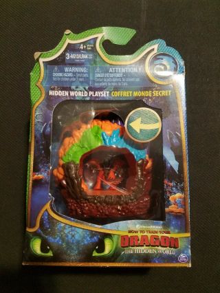 How To Train Your Dragon The Hidden World Hookfang Dragon Playset Lair