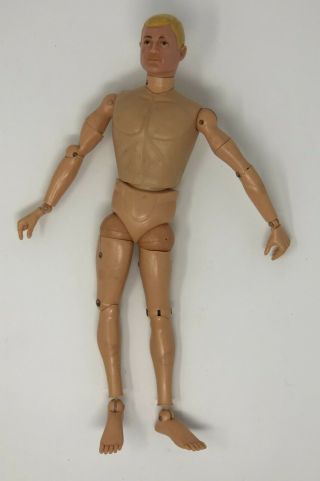 Vintage 1964 Gi Joe Action Figure Blond Hasbro Patent Pending 12 " Tall Toy