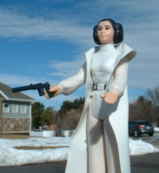 1977 Princess Leia Cape & Float Weapon Vintage Star Wars No Tears