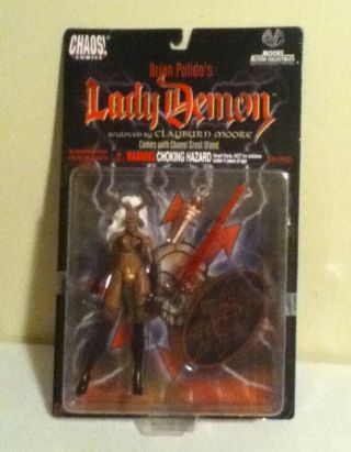 Lady Death Lady Demon Action Figure Sculpted By Clayburn Moore Opened