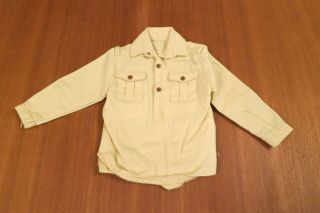 Dragon Loose Wwii German Shirt (tan Color) For 12 " 1/6th Scale Action Figures