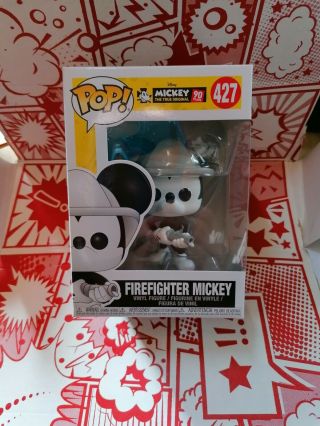 Disney’s Mickey Mouse Funko Pop 427 Firefighter Mickey