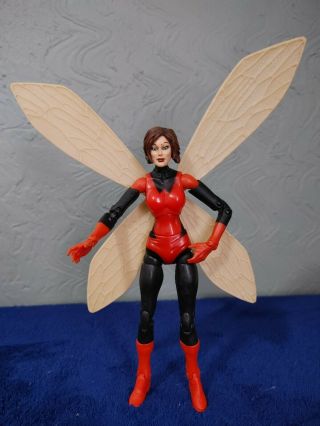 Marvel Legends Wasp {red Costume Variant} Modok Baf Toy Biz 2006 (loose)