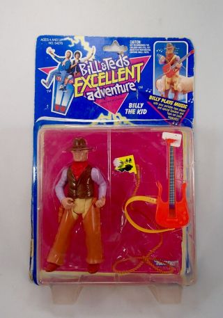 1991 Kenner Bill & Teds Adventure Billy The Kid Action Figure And Moc