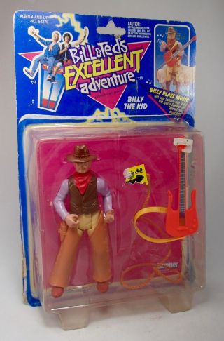 1991 Kenner Bill & Teds Adventure BILLY THE KID action figure and MOC 2