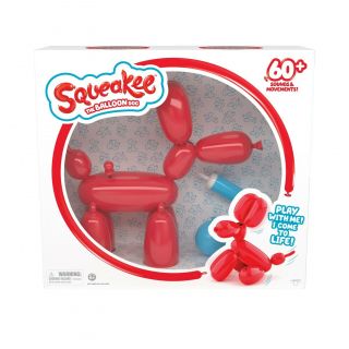 Squeakee The Balloon Dog Pet - Red