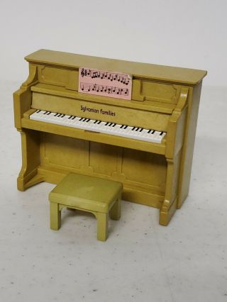 Calico Critters Vintage Sylvanian Families Piano And Bench 1986
