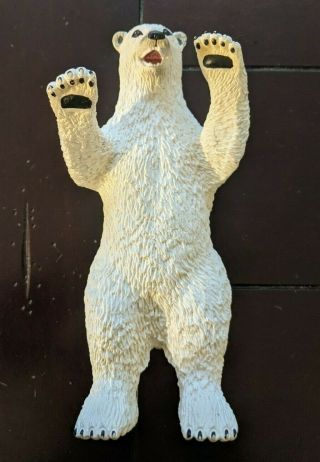 Safari Wild Animal Arctic Alaska Zoo Figure - Standing Polar Bear 2003