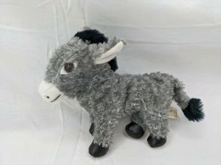 Folkmanis Gray Donkey Mule Finger Puppet Plush 5 " Stuffed Animal Toy