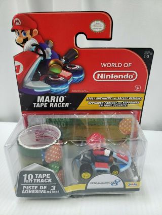 World Of Nintendo Mario Kart 8 Series 1 - 3 Mario Tape Racer Figure