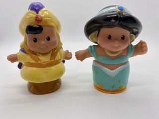 Fisher Price Little People & Disney Prince Aladdin & Princess Jasmine Figures