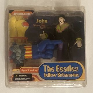 Spawn.  Com The Beatles Yellow Submarine John Lennon With Love Glove Action Figure