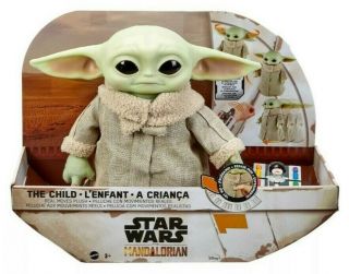 Star Wars The Mandalorian Remote Control Real Moves 11 " Plush Yoda The Child