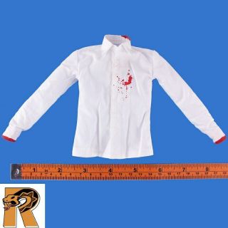 Secret Service Mark Ltd - White Shirt W/ Extra Blood - 1/6 Scale - Did Figures