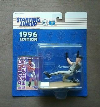 1996 Kenner Starting Lineup Cal Ripken Jr.  Baseball Action Figure & Trading Card