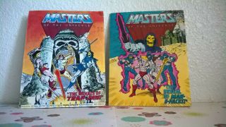 2 Vtg Masters Of The Universe Mini Comics Ordeal Of Man Menace Of Trap Jaw Fc1x