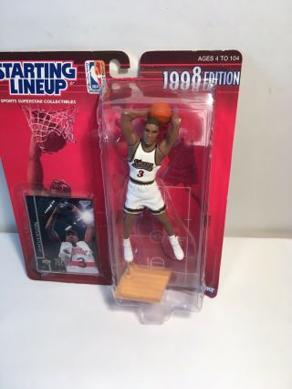 1998 Starting Lineup Allen Iverson Nba Basketball Philadelphia 76ers Action Fig.