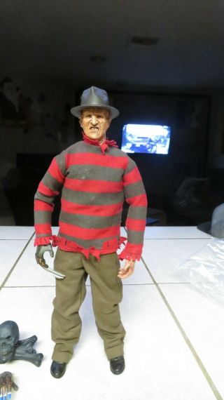 Sideshow Collectibles Sdcc A Nightmare On Elm Street 3 Freddy Krueger Loose Comp