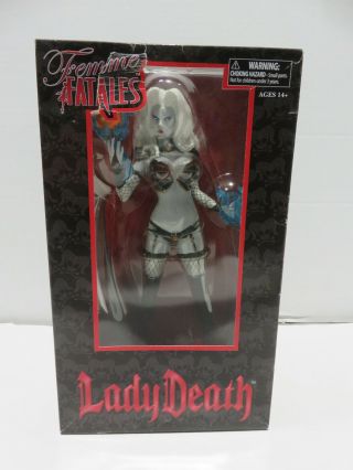 Lady Death Femme Fatales 9 " Figure Diamond Select Nib Zq/l