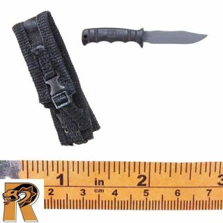 Secret Service Mark Ltd - Metal Knife & Sheath - 1/6 Scale - Did Action Figures