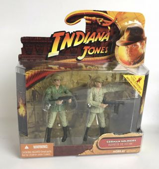 Action Figures Indiana Jones German Soldiers Raiders Of The Lost Ark 2008 Moc