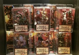 Todd Mcfarlane Twisted Fairy Tales Complete Set Of 6 Nib Red Riding Hood