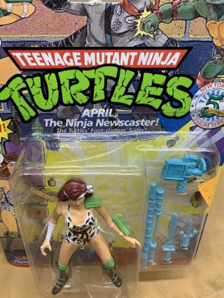 TMNT_April O’Neil_The Ninja Newscaster_5th Anniversary Figure Series_NIB_1992 2