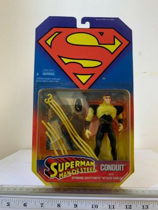 1995 Kenner Vintage Superman Man Of Steel Conduit Action Figure