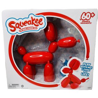 Squeakee The Balloon Dog Feed Him,  Teach Him Tricks Pop Him 2020