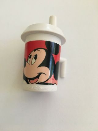 Mr Potato Head Disney Parks Mickey Mouse Drinking Cup Straw 2005 Hasbro