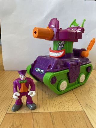 Imaginext Batman Dc Friends Vehicle Joker Surprise Tank With Joker Figure