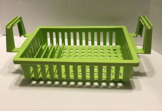 Vintage Fisher Price Sink 918 Green Dish Drying Rack Part Only