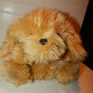 Happiness Always Plush Dog Puppet Full Body Stuffed Animal Toy 10 " Pretend Play