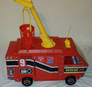 Vintage 1973 Mattel Big Jim Rescue Rig W/ Accessories And Radio Offers Welcome
