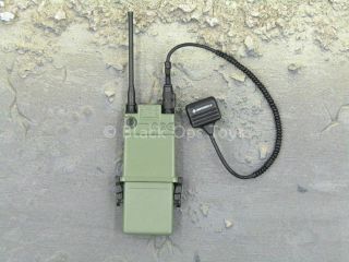 1/6 Scale Toy Gear - Large Od Green Radio W/speaker Mic